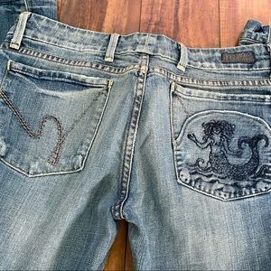 Citizens of Humanity Mermaid Faye Wide Leg Jeans